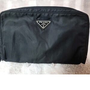 Prada Men's Black Toiletry Bag